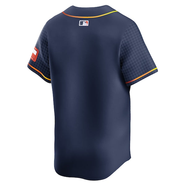 Houston Astros Nike City Connect Limited Blank Jersey - Navy