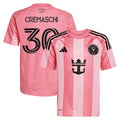 Benjamin Cremaschi Inter Miami CF adidas Youth 2025 Euforia Replica Player Jersey - Light Pink