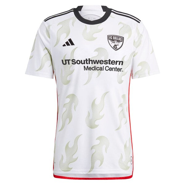 FC Dallas adidas 2024 Burn Baby Burn Replica Jersey - White
