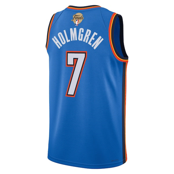 Chet Holmgren Oklahoma City Thunder Nike Unisex 2025 NBA Finals Swingman Jersey - Icon Edition - Blue
