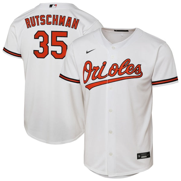 Adley Rutschman Baltimore Orioles Nike Youth Home Replica Player Jersey - White