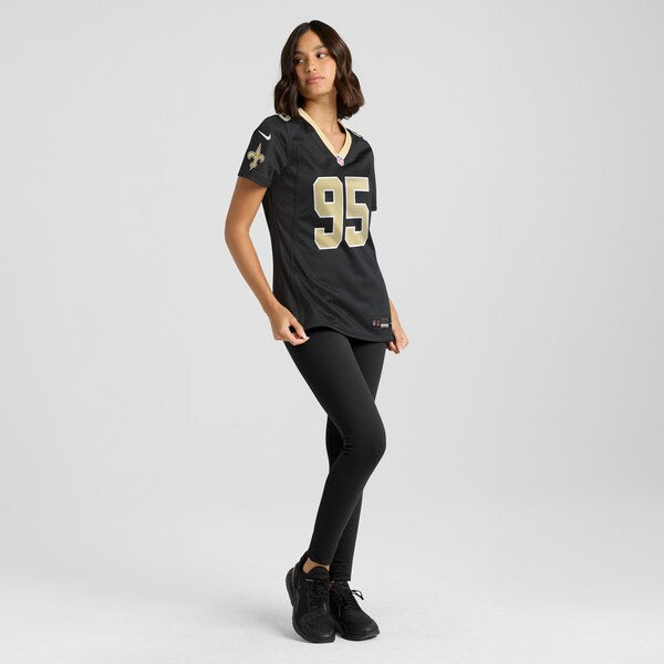 John Ridgeway III New Orleans Saints Nike Women's  Game Jersey -  Black