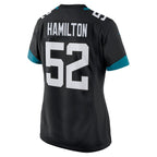DaVon Hamilton Jacksonville Jaguars Nike Women's Game Jersey - Black/Teal