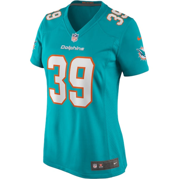 Larry Csonka Miami Dolphins Nike Women's Game Retired Player Jersey - Aqua/White