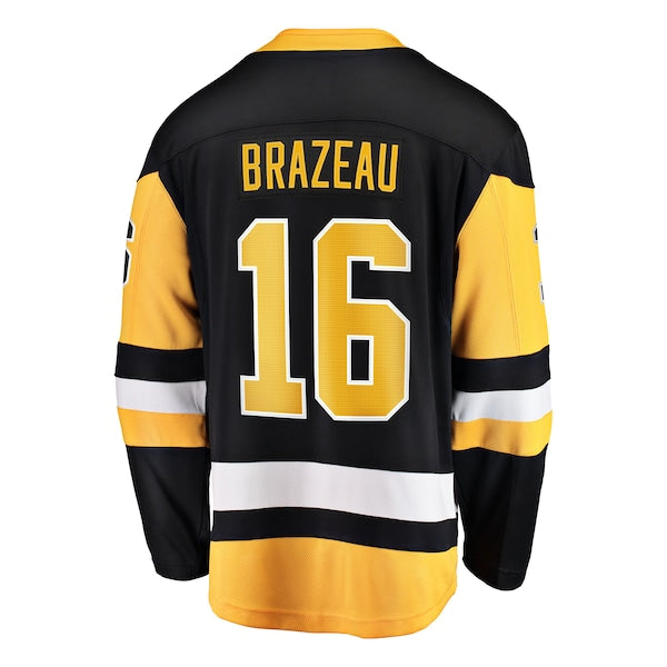 Justin Brazeau Pittsburgh Penguins  Home Breakaway Jersey - Black