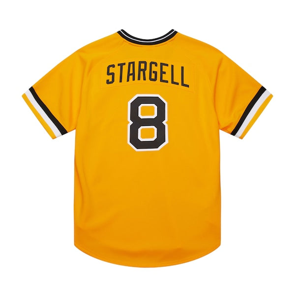 Willie Stargell Pittsburgh Pirates  1979 Throwback Authentic Jersey - Gold/White