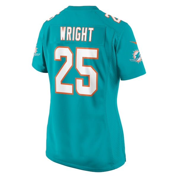 Jaylen Wright Miami Dolphins Nike Women's  Game Jersey -  Aqua