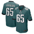 Lane Johnson Philadelphia Eagles Nike Game Jersey - Midnight Green