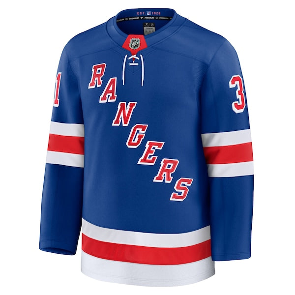 Igor Shesterkin New York Rangers  Home Premium Jersey - Blue/Navy
