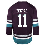 Trevor Zegras Anaheim Ducks Preschool 30th Anniversary Replica Player Jersey – Purple