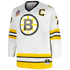 Ray Bourque Boston Bruins Big & Tall Captain Patch Blue Line Player Jersey - White