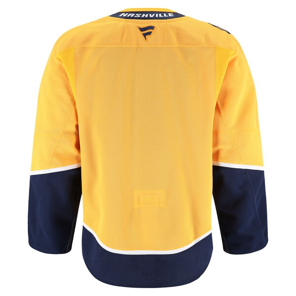 Nashville Predators  Home Authentic Pro Jersey - Yellow