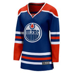 Edmonton Oilers  Women's Home Breakaway Blank Jersey - Royal