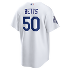 Mookie Betts Los Angeles Dodgers Nike 2025 World Series Champions Home Replica Jersey - White