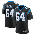Justin McCray Carolina Panthers Nike Team Game Jersey - Black