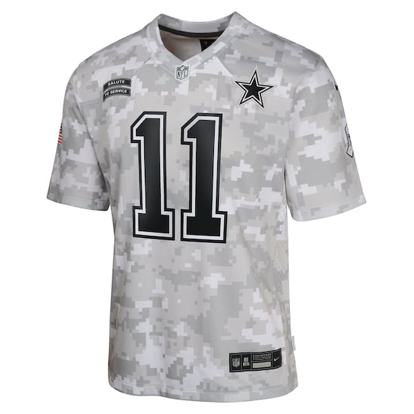 Micah Parsons Dallas Cowboys Nike Youth 2024 Salute to Service Game Jersey - Arctic Camo