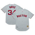 David Ortiz Boston Red Sox 2004 Cooperstown Collection Authentic Throwback Jersey - Gray