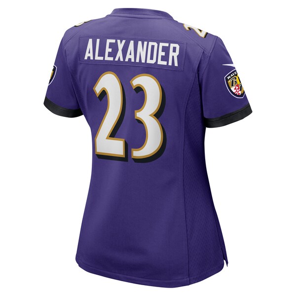 Jaire Alexander Baltimore Ravens Nike Women's Team Game Jersey -  Purple