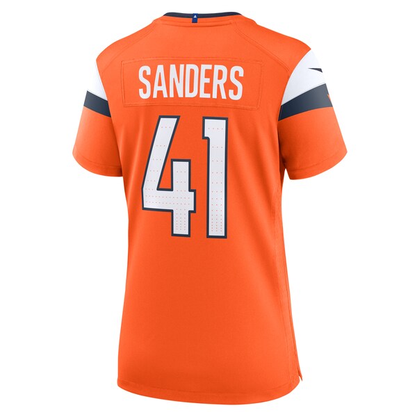 Drew Sanders Denver Broncos Nike Women's Team Game Jersey -  Orange