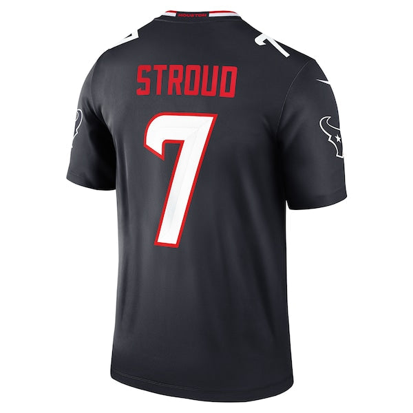 C.J. Stroud Houston Texans Nike Team Legend Player Performance Top - Navy/Red