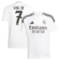 Vini Jr. Los Merengues adidas Youth 2024/25 Home Replica Player Jersey - White
