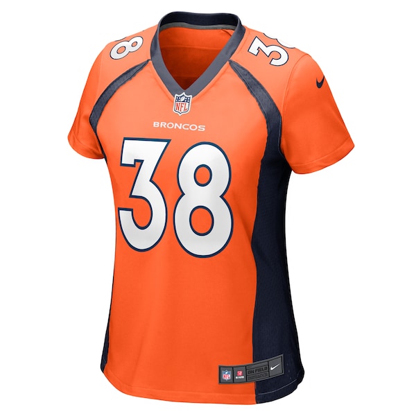 Jaleel McLaughlin Denver Broncos Nike Women's  Game Jersey -  Orange