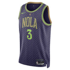 CJ McCollum New Orleans Pelicans Nike Unisex 2024/25 Swingman Player Jersey - City Edition - Purple