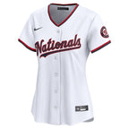 Washington Nationals Nike Women's Home Limited Custom Jersey - White