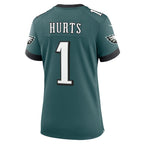 Jalen Hurts Philadelphia Eagles Nike Women's Team Game Jersey - Midnight Green