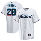 Kyle Stowers Miami Marlins Nike Home Replica Jersey - White