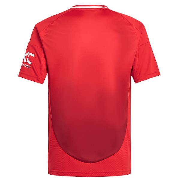 Manchester United adidas Youth 2024/25 Home Replica Jersey - Red