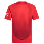 Manchester United adidas Youth 2024/25 Home Replica Jersey - Red