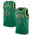 Bill Russell Boston Celtics Nike 2019/20 Unisex Swingman Player Jersey - City Edition - Green