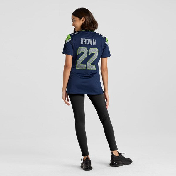 Tre Brown Seattle Seahawks Nike Women's Team Game Jersey -  College Navy