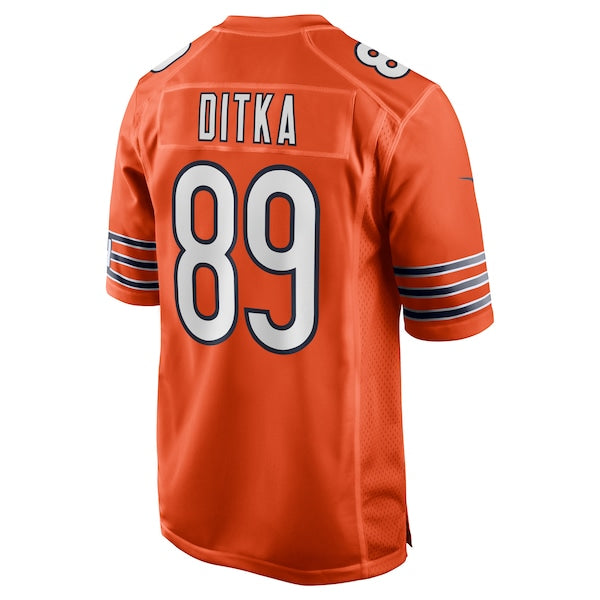 Mike Ditka Chicago Bears Nike Retired Player Jersey - Orange/Navy/White