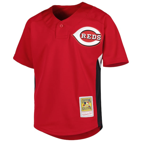 Ken Griffey Jr. Cincinnati Reds Youth Cooperstown Collection Batting Practice Jersey - Red
