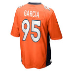 Elijah Garcia Denver Broncos Nike Team Game Jersey -  Orange