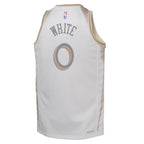 Coby White Chicago Bulls Nike Youth 2024/25 Swingman Player Jersey - City Edition - White