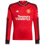Casemiro Manchester United adidas 2023/24 Home Replica Long Sleeve Player Jersey - Red