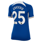 Moisés Caicedo Chelsea Nike Women's 2023/24 Home Stadium Replica Player Jersey - Blue/Navy