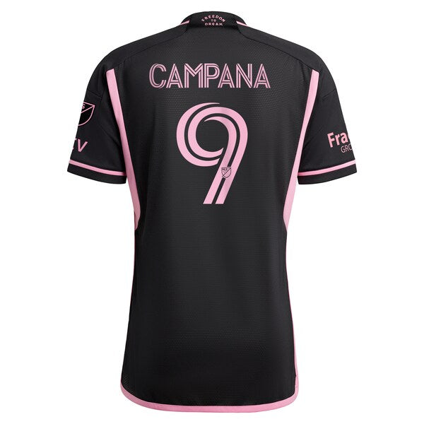 Leonardo Campana Inter Miami CF adidas 2024 La Noche Authentic Player Jersey - Black