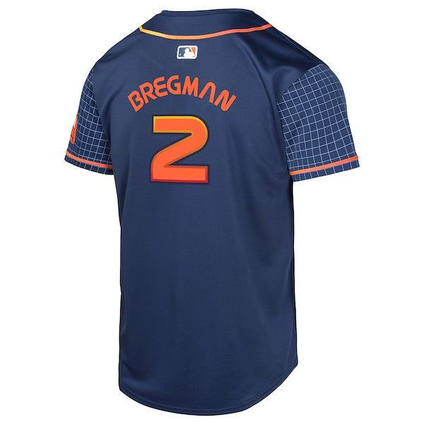 Alex Bregman Houston Astros Nike Youth City Connect Limited Player Jersey - Navy