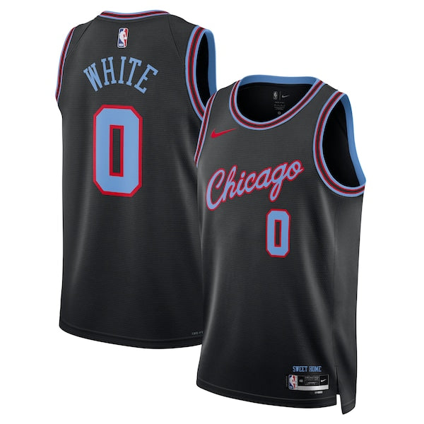 Coby White Chicago Bulls Nike Unisex 2025/26 Swingman Jersey - Black - City Edition