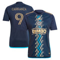 Julian Carranza Philadelphia Union adidas 2024 The XV Kit Replica Player Jersey – Navy