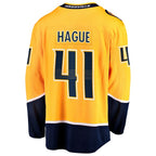Nicolas Hague Nashville Predators  Home Breakaway Jersey - Gold