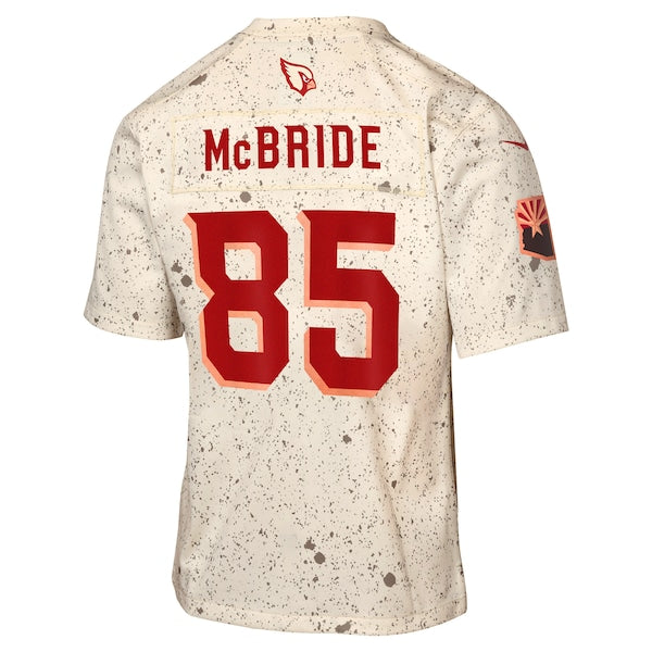 Trey McBride Arizona Cardinals Nike Youth 2025 Rivalries Collection Game Jersey - Natural