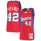 Elton Brand LA Clippers Hardwood Classics Swingman Jersey - Red