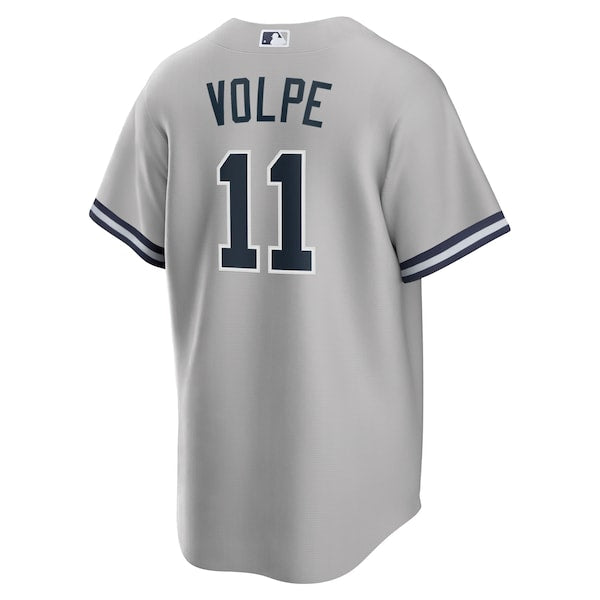 Anthony Volpe New York Yankees Nike Road Replica Jersey - Gray/White