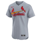 St. Louis Cardinals Nike Road 2024 Jackie Robinson Day Elite Jersey - Gray