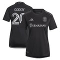 Anibal Godoy Nashville SC adidas Women's 2024 Man In Black Kit Replica Player Jersey - Black